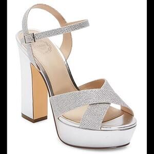 I Miller Samien 5 in Block Heel Shoe New Sz 11 Special Occassion Prom Wedding